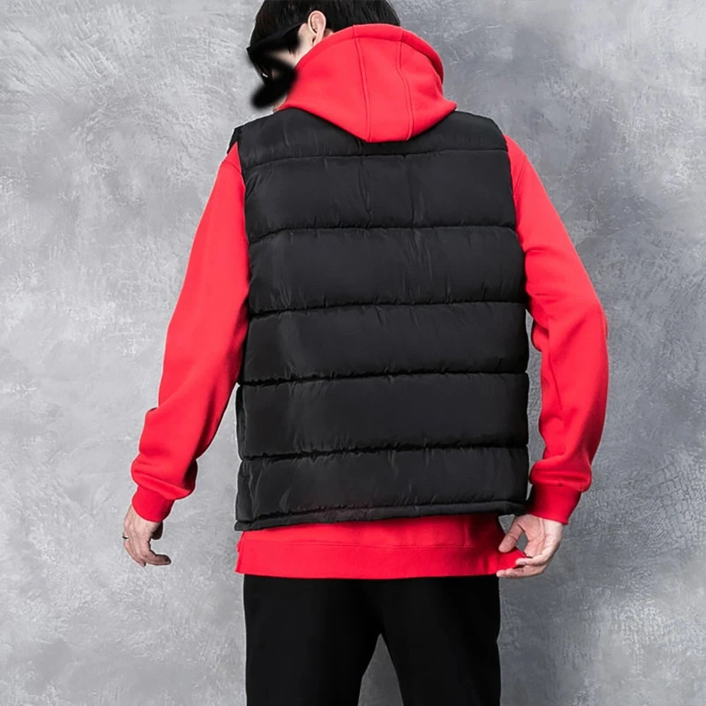 Men’s Warm Waterproof Vest Jacket – Winter Sleeveless Waistcoat